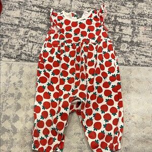 Strawberry Print Baby Romper Hanna Andersson